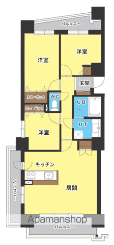レジディア円山北5条の間取り写真