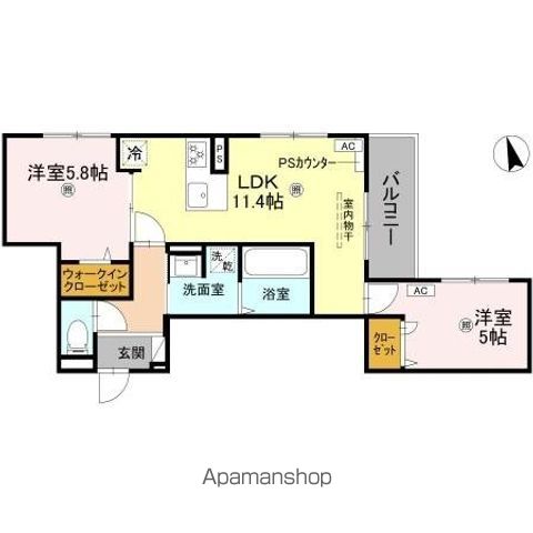 DーROOM伏見駅前の間取り写真