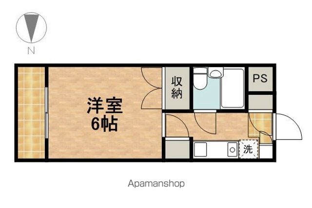 【モナークマンション武蔵新城第２の間取り】