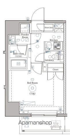 【ＤＩＰＳ上野ＮＯＲＴＨの間取り】