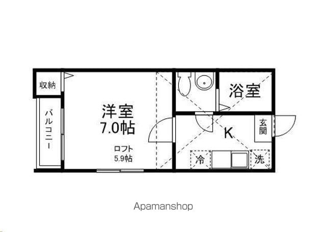 サンシャイン河原町の間取り写真