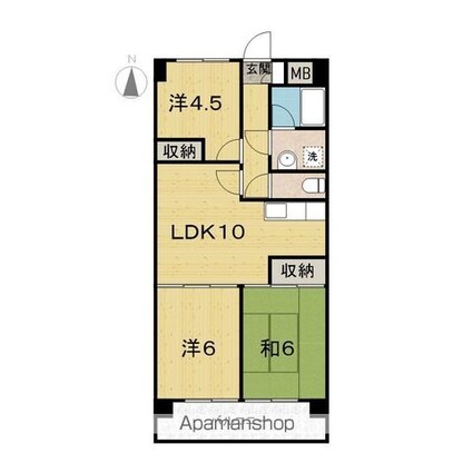 リヴィエール３１[3LDK/58.5m2]の間取図