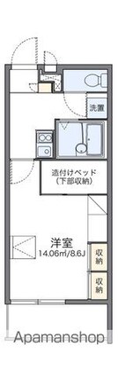 レオパレス秀[1K/23.18m2]の間取図
