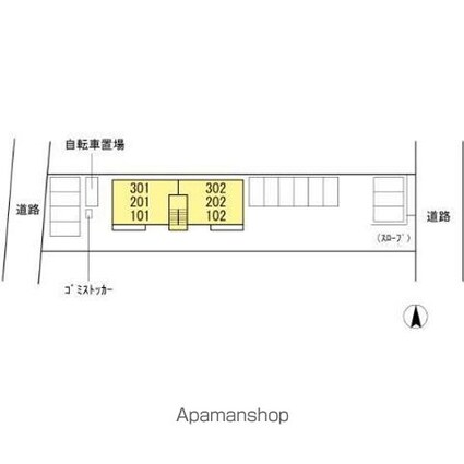 Ａｒｂｏｒ[2LDK/58.48m2]の配置図