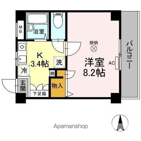 メゾンなかやまの間取り写真