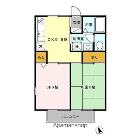 シャトル藤の間取り写真