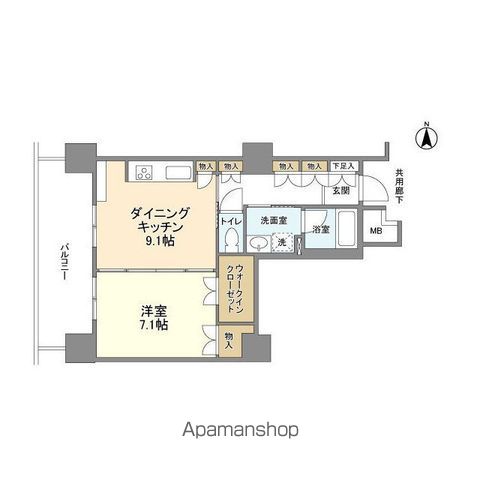 豊洲シエルタワーの間取り