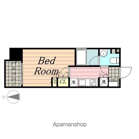 パークアクシス新御徒町EASTの間取り写真