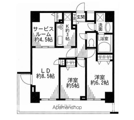 【ドゥーエ東十条の間取り】