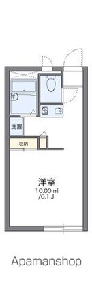 レオパレス一穂Ⅱ[1K/20.28m2]の間取図