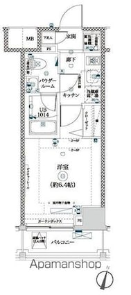 Ｌａ　Ｄｏｕｃｅｕｒ吉野町[1K/20.28m2]の間取図