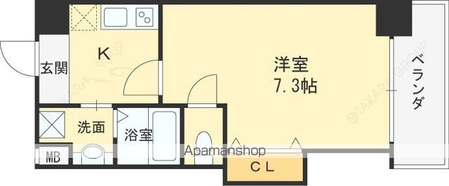 URESIDENCE京橋の間取り写真