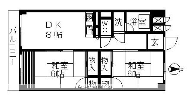 NTビル白壁の間取り写真