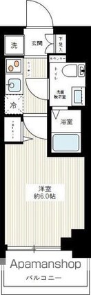 東京都葛飾区青戸２丁目[1K/20.16m2]の間取図