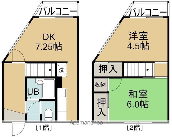 コートハウス的場の間取り写真