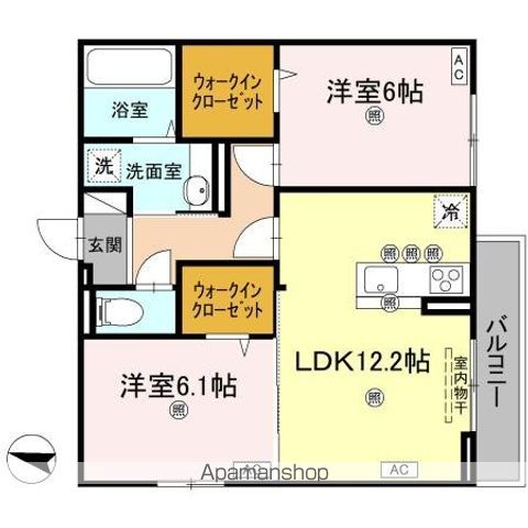 レジデンスクオーツ西町の間取り写真