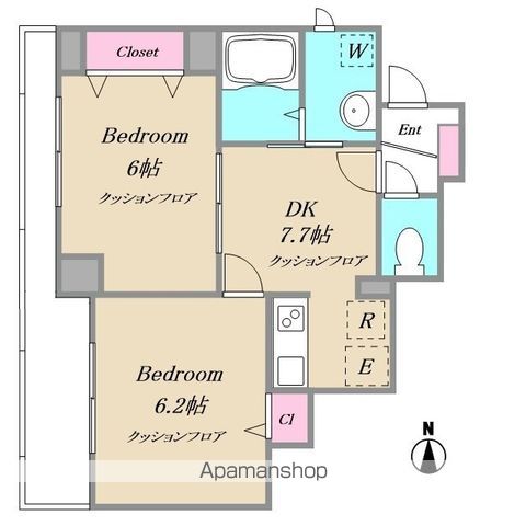 ドルフ新御徒町の間取り写真