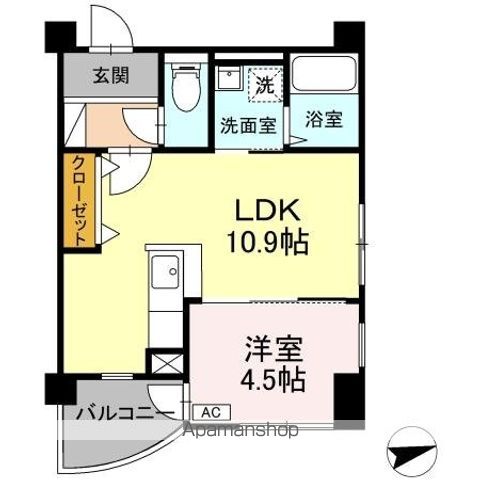 ハイライズ ミチホの間取り写真