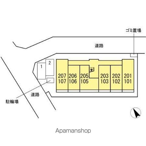 メゾン・ド・ゆめが丘 101 ｜ 神奈川県横浜市泉区下飯田町853-1（賃貸アパート1DK・1階・33.60㎡） その25