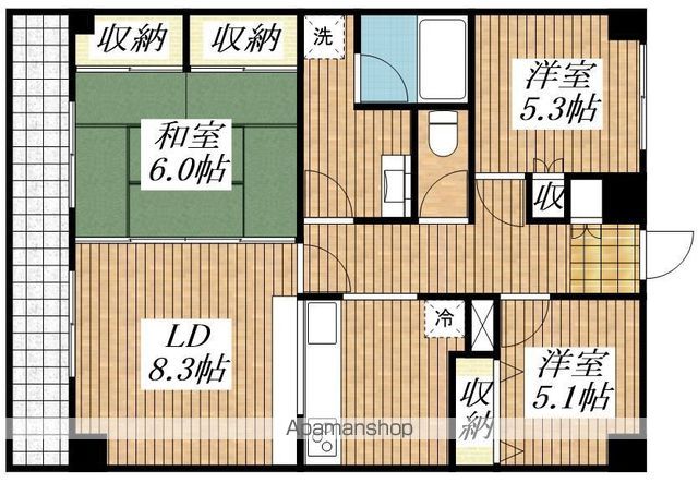 【Ｔ’Ｓ　ＧＡＲＤＥＮ稲城の間取り】