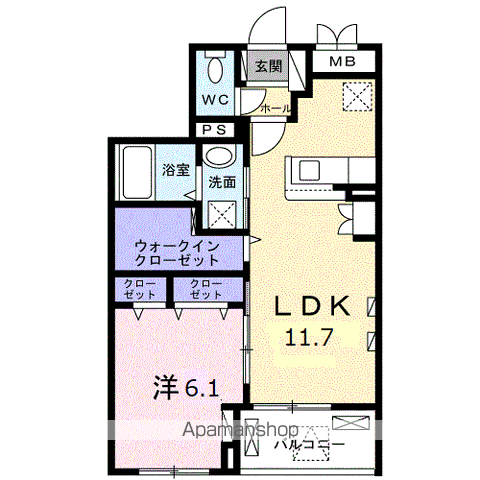 【フロム・イーストの間取り】