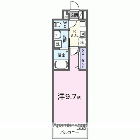 ウィンロードⅡ 303 ｜ 埼玉県吉川市大字中曽根1227-2（賃貸アパート1K・3階・28.87㎡） その2