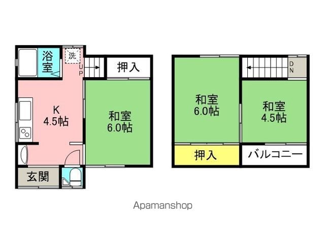西田住宅の間取り写真
