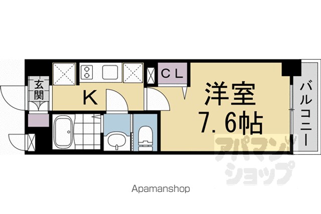 キンブリッジ京都千本丸太町の間取り写真