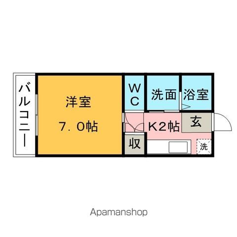 【ロックフィル日ノ出の間取り】