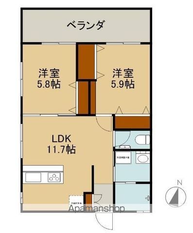 to colorの間取り写真