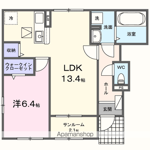 【ハピネスシー　Ⅰの間取り】