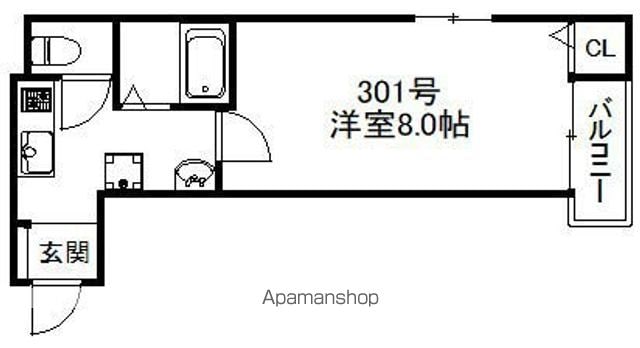 セレブマンション今宿の間取り写真