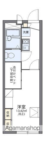 レオパレスヴィアル焼津の間取り写真