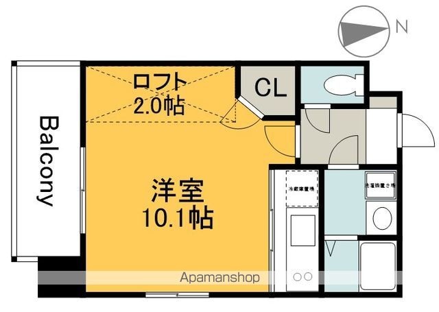 ＧＲＡＮＸＩＡ井口（旧サムティ井口）[1R/28.88m2]の間取図