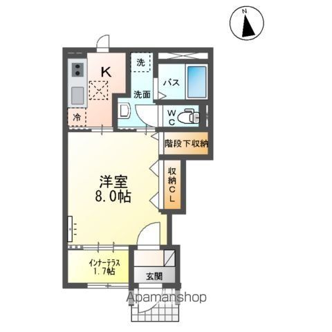 山形市南館4丁目アパートの間取り写真