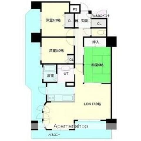 ダイアパレス南白石台の間取り写真