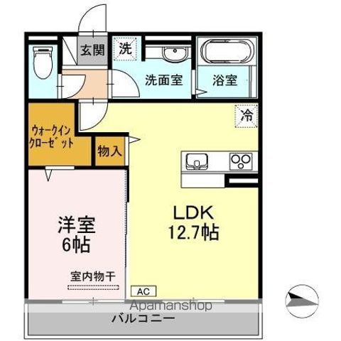 フィロス A棟の間取り写真