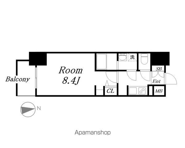 SーRESIDENCE尾頭橋BEAUTEの間取り写真