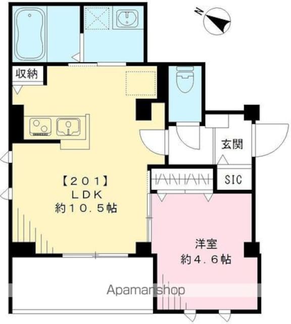 グレース[1LDK/35.9m2]の間取図