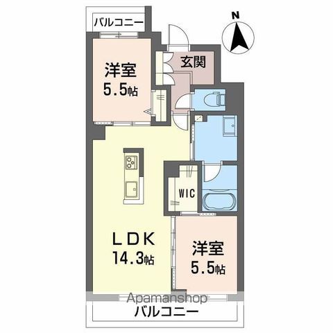 リヴィエール津島の間取り写真
