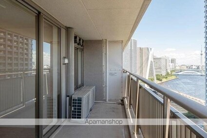 リバーポイントタワー[1LDK/58.46m2]のバルコニー