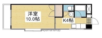 フェアコート小坂[1K/30.48m2]の間取図