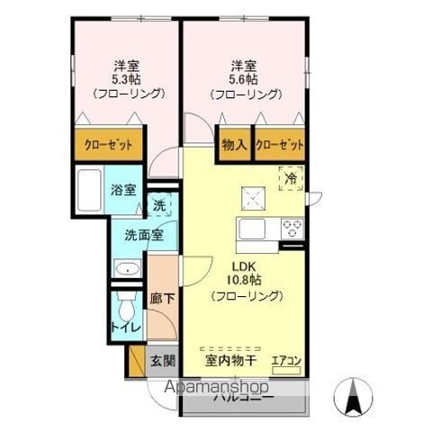 ファンシー蕨の間取り写真