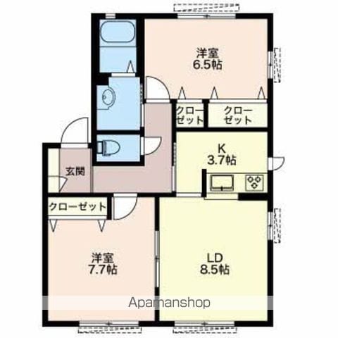 MASTTOWN町村Bの間取り写真