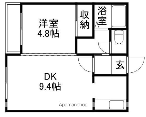 ホークメゾン札幌2号館の間取り写真