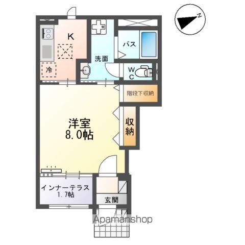 カルム ヴィラの間取り写真
