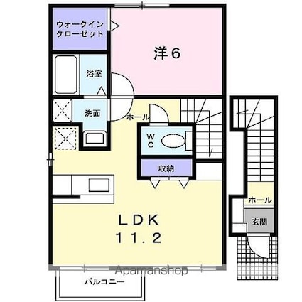 東京都武蔵村山市大南１丁目[1LDK/46.28m2]の間取図