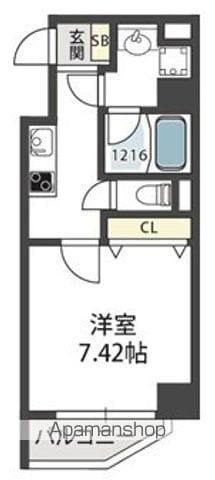 モンサンミッシェル北浜の間取り写真