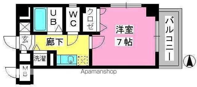 ヨーキハイム大濠の間取り写真