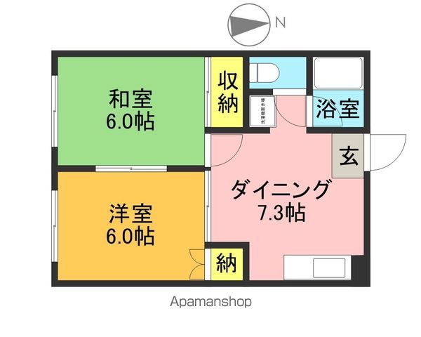 プリムローズ与野の間取り写真